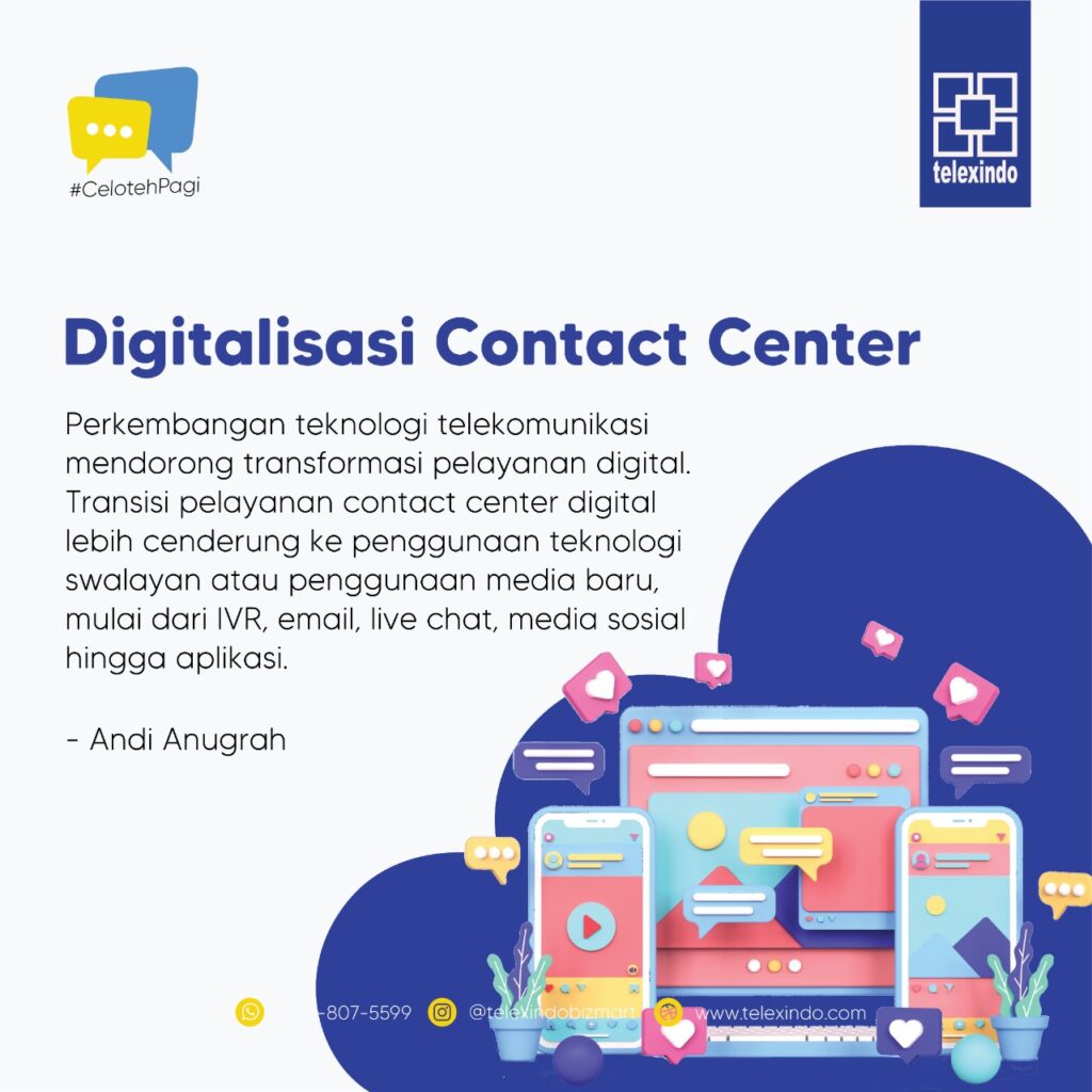 Celoteh Pagi: Digitalisasi Contact Center