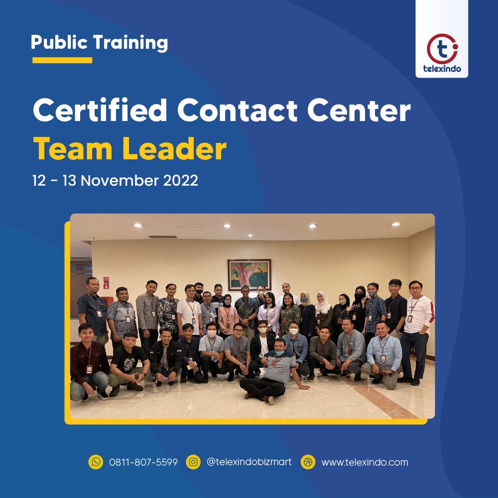 Certified Contact Center Team Leader: Manajemen Pelayanan sebagai Bentuk Kontribusi Terhadap Perusahaan