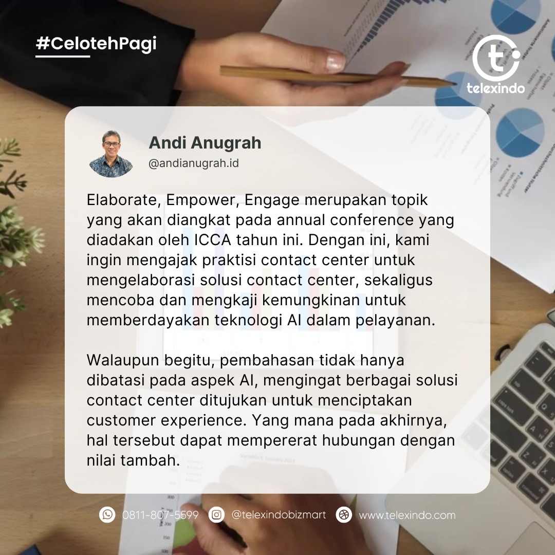 Celoteh Pagi: Elaborate, Empower, Engage