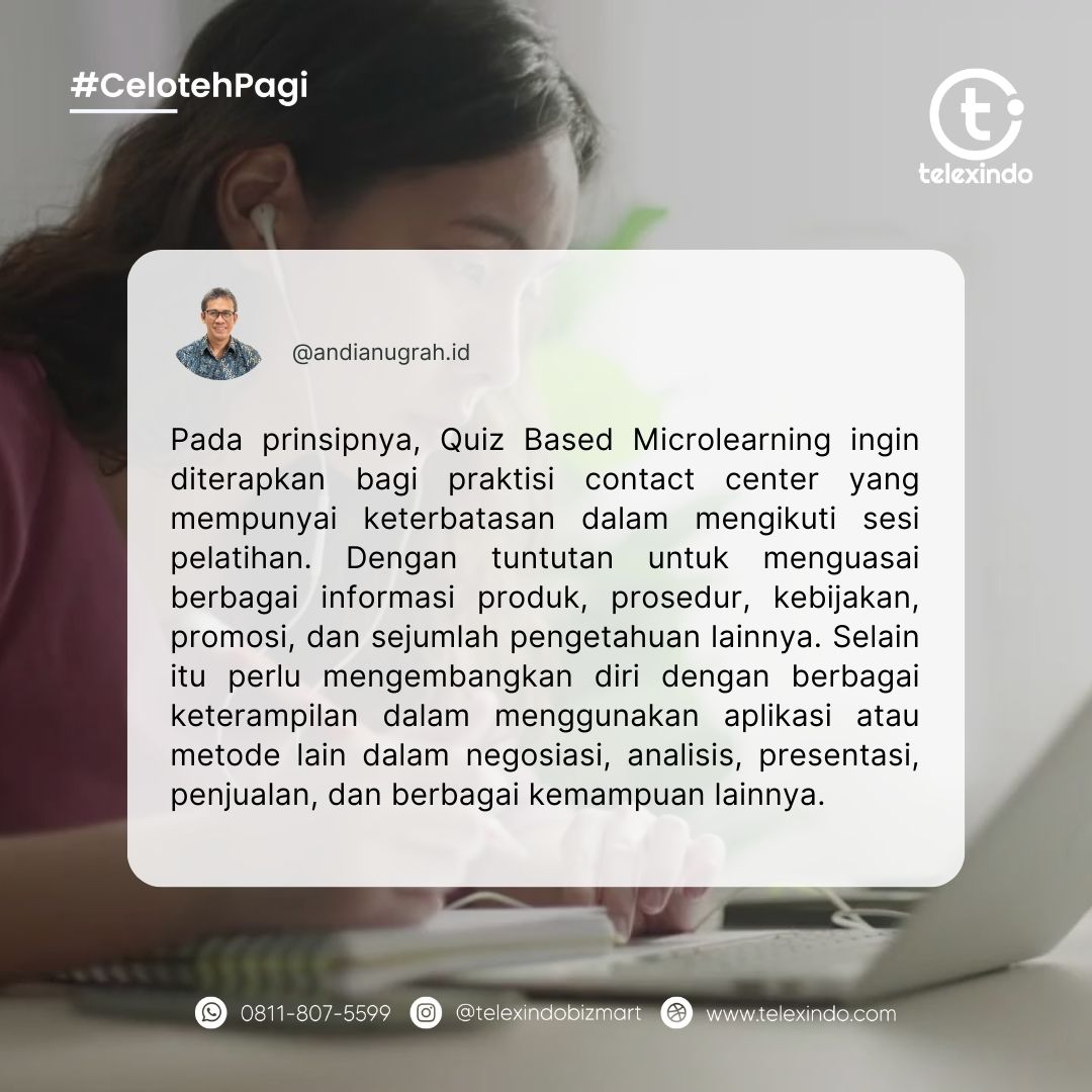 Celoteh Pagi: Quiz Based Microlearning