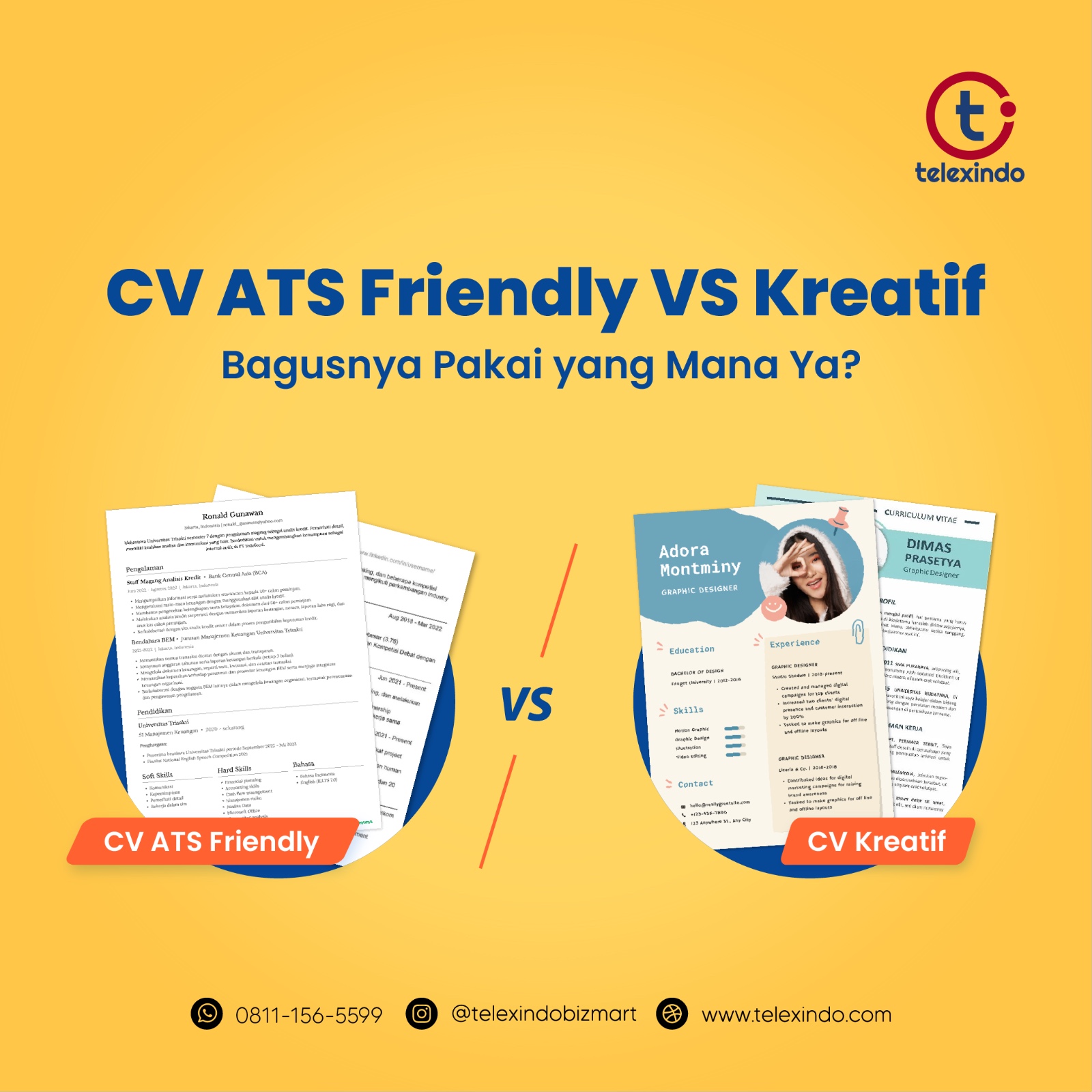 CV ATS Friendly vs CV Kreatif, Bagusnya Pakai yang Mana Ya?